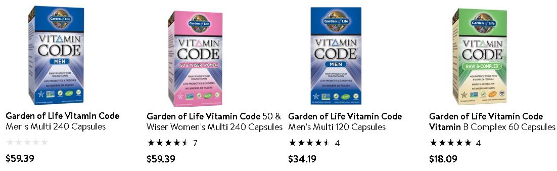 必買維他命 - Garden of Life - Vitamin Code